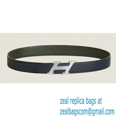 Hermes H Speed belt buckle & Reversible leather strap 32 mm 03 2023
